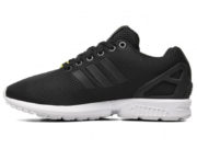 Adidas ZX Flux черные с белым - фото слева