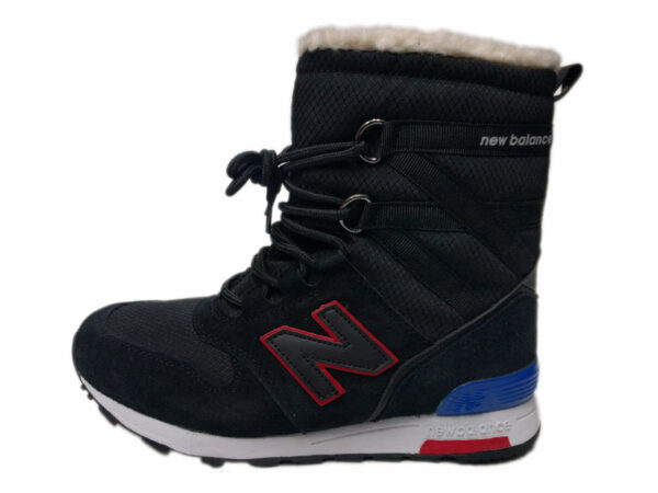 New Balance 574 High на меху черные (35-41)