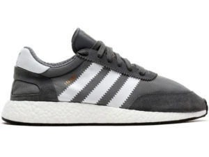 Adidas Iniki Runner Boost серые с белым