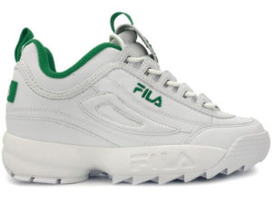 Fila Disruptor 2 белые с зеленым