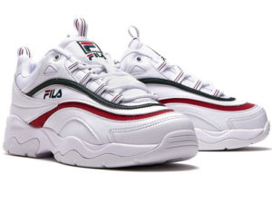 Fila Ray белые кожаные