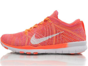 Nike Free Run Flyknit 5.0 оранжевые