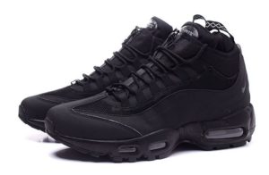 Зимние Nike Air Max 95 Sneakerboot Black черные (40-44)