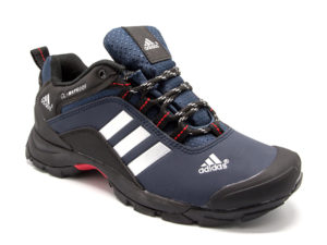 Adidas Terrex Climaproof синие с мехом