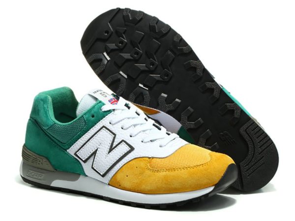 New Balance 576 зелено-бело-желтые (39-45)