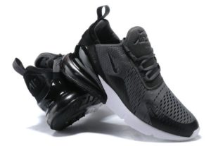 Nike Air Max 270 серые с черным (40-44)