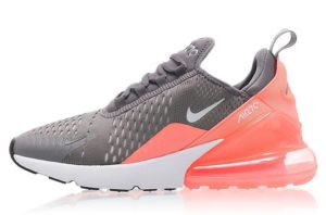 Nike Air Max 270 серые с розовым (35-39)