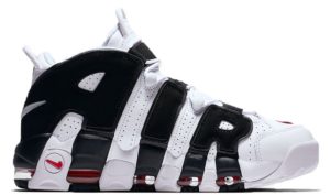 Nike Air More Uptempo белые с черным 35-45