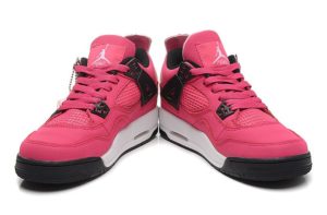 Nike Air Jordan 4 малиновые (35-40)