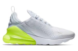 Nike Air Max 270 белые с зеленым (35-44)