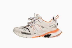 Кроссовки Balenciaga Track белые с оранжевым (35-44)