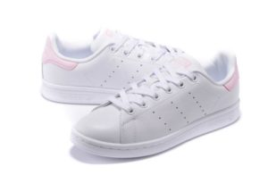 Adidas Stan Smith White-Pink белые с розовым (35-40)