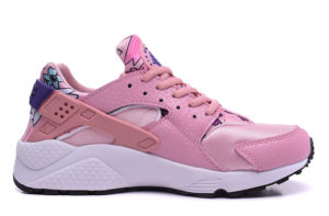 Nike Air Huarache розовые с рисунком (35-39)