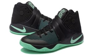 Nike Kyrie 2 Black Green черные с зеленым (40-45)