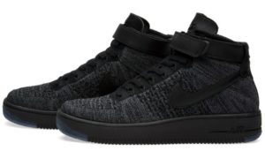 Nike Air Force 1 Flyknit черные (40-45)