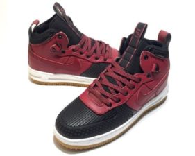 Nike Air Force 1 Lunar Duckboot красные с черным (40-44)