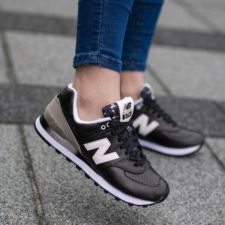 NEW BALANCE 574 КОЖА ЧЕРНЫЕ (35-39)