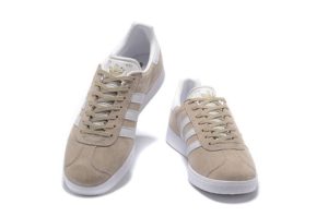 Adidas Gazelle бежевые с белым (35-39)