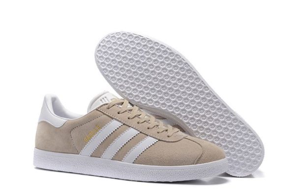 Adidas Gazelle бежевые с белым (35-39)