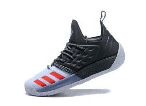 Adidas Harden Vol.2 черные с серым и красным (40-45)