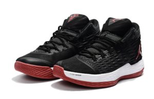 Nike Air Jordan Melo M13 черные с красным (40-45)