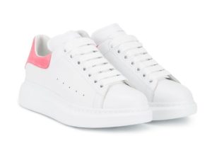 Alexander Mcqueen белые с розовым (35-39)