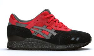 Asics Gel Lyte 3 черные с красным (39-44)