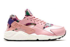 Nike Air Huarache розовые с рисунком (35-39)