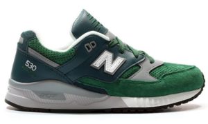 New Balance 530 зеленые с серым и синим (40-44)