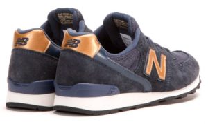 New Balance 996 темно-синие с золотым (35-39)