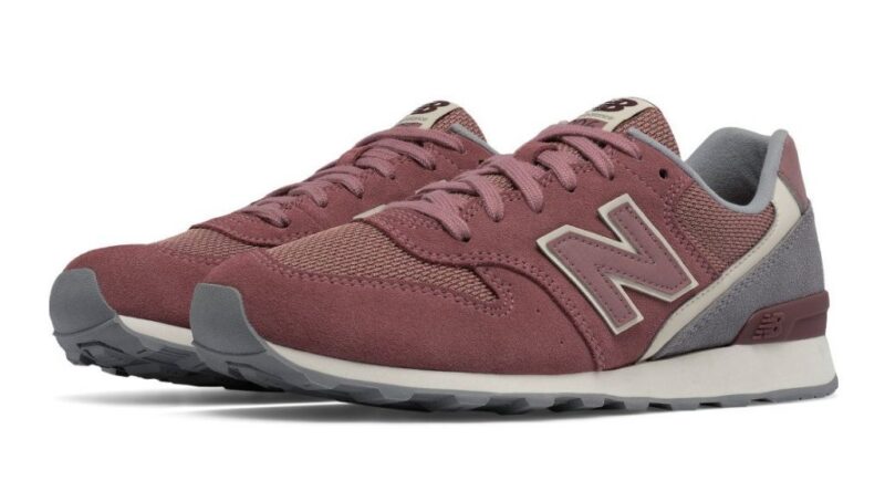 New Balance 996 бордовые с голубым и бежевым (35-38)