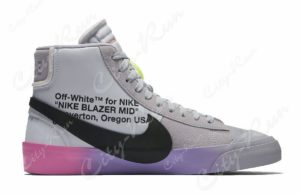 Off White x Serena Williams x Nike Blazer Mid фиолетовые (40-44)