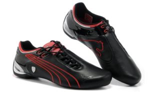 Puma Ferrari черные с красным (39-44)