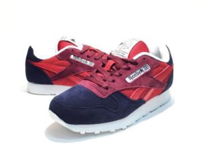 Reebok Classic Suede Women красные с синим (35-39)