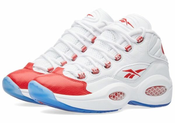 Reebok-Question белые с красным (40-44)