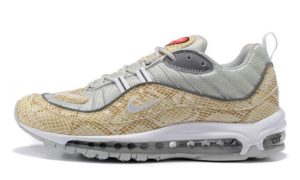 Supreme x Nike Air Max 98 белые с бежевым (35-44)