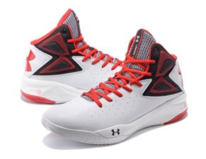 Under Armour Curry белые с красным (40-45)