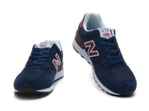 Кроссовки New Balance 670 темно-синие с красным (40-44)