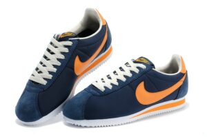 Nike Cortez синие-белые-оранжевые  (39-43)