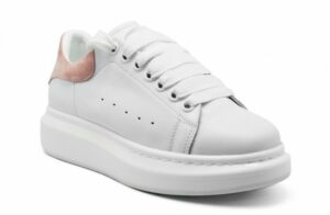 Alexander Mcqueen белые с коралловым  (35-39)