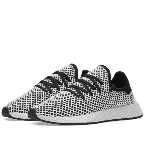 Adidas Deerupt Runner бело-черные (35-44)