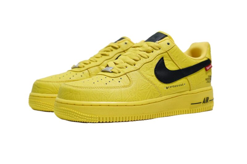 Nike Air Force 1 Lab Low жёлтые с чёрным (40-44)