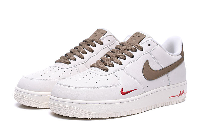 Nike Air Force 1 LV8 белые с коричневым (40-44)