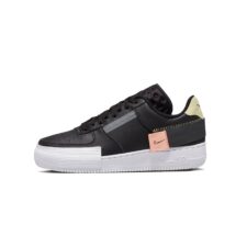 Nike Air Force 1 Type Low N. 354 черные (35-39)