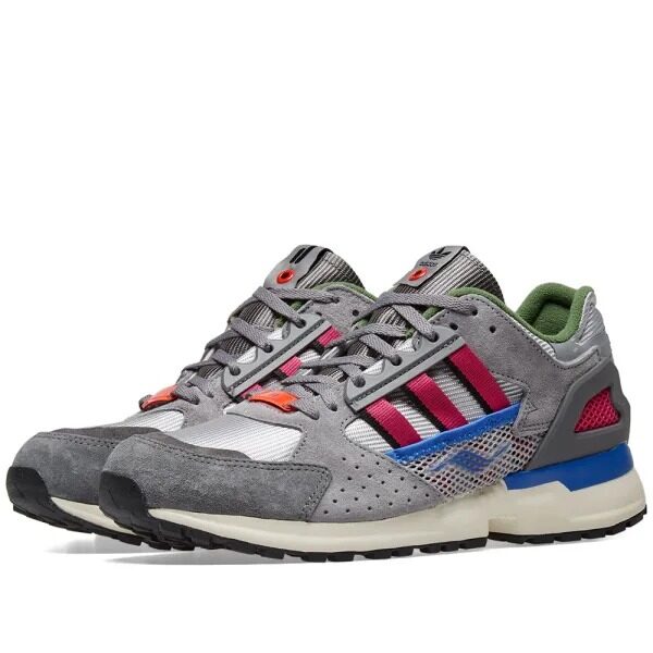 Adidas ZX 10000 серые с фиолетовым (40-44)