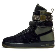 Nike Air Force 1 SF Mid черно-зеленые (40-44)