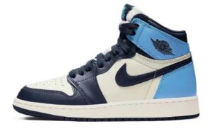 Nike Air Jordan 1 Obsidian сине-бело-голубые (35-44)