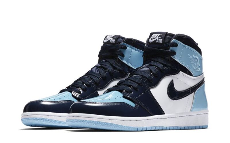 Nike Air Jordan 1 Blue Chill сине-бело-голубые (35-44)