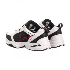 Зимние Nike Air Monarch с мехом черно-белые кожаные мужские (40-45)