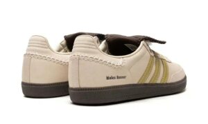 Adidas Samba Wales Bonner бежевые с желтым кожа-замша женские (36-40)